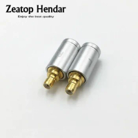 10Pairs Gold Plated Beryllium Copper Audio Jack Earphone Pin Plug Adapter for Sennheiser IE500 IE400PRO DIY Wire Connector
