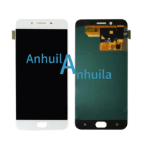 5.5" Black / White OLED Lcd For Oppo R9s CPH1607 R9sk Lcd Display With Touch Screen Digitizer Sensor Panel Assembly