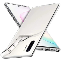 Ultra Thin Clear Case For Samsung Galaxy Note 10+ 10 Plus Transparent Silicone Soft Phone Shell For Samsung Note 10 Pro Case