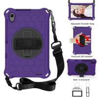 Rotatable Shoulder Strap Cover for Huawei Matepad T8 M5 Lite 8.0 M6 8.4 2019 M6 Turbo 8.4 Shockproof EVA Case+Pen