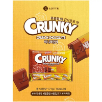 [CHÍNH HÃNG][HỎA TỐC ] KẸO CHOCOLATE CRUNKY MINI 미니런 LOTTE 171G
