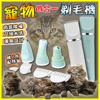 DIY寵物陶瓷刀頭剃毛組 寵物電動理髮器 毛小孩美容護理電剪剃毛機 狗貓刮毛清潔刷收納推毛 剪毛刀 修指甲磨刀組 剃腳毛【APP享4%回饋】