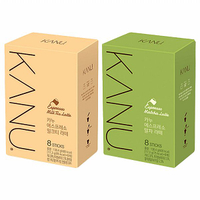 韓國 Maxim KANU抹茶／紅茶拿鐵咖啡(17.3g×8入／盒) 款式可選【小三美日】 DS019255