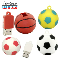 Pen Drive Cartoon Basketball USB Flash Drive 16GB 32GB 64GB 128GB 256GB High Speed Pendrive Football USB 3.0 Flash Memory Stick