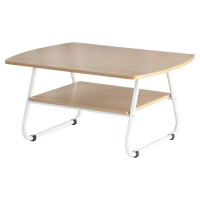 【RICHOME】巴克80CM60CM茶几桌/沙發邊桌/咖啡桌/收納桌(台灣製)