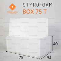 Styrofoam Box 75 (P75Cmxl43Cmxt40Cm), Murah Kwalitas Bagus
