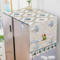 冰箱蓋布單開雙開門洗衣機罩冰箱防塵罩歐式防水蓋巾微波爐防塵布