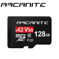 ARCANITE  MicroSDXC U3 V30 A2 128GB記憶卡