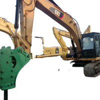 original caterpillar machinery used Caterpillar CAT 320D excavator sale japan used Caterpillar excavator with hydraulic hammer