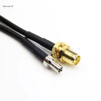 Antenna Adapter SMA Female to TS9 Straight Connector Coaxial Pigtail Cable for Mobile Hotspot Router