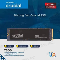Micron Crucial SSD T500 M.2 Pcie Gen4 Nvme 2TB - SSD M2 2 TB