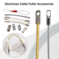 Electrician Professional Automatic Thread Guide Connector Head Wire Cable Elastic Threader For Repair Fast Cable Puller Tools