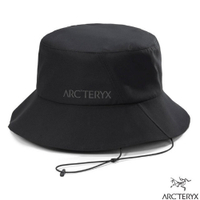 【ARCTERYX 始祖鳥】Sinsolo Bucket Hat 輕量漁夫帽.圓盤帽_X000009486 黑
