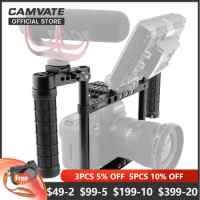 CAMVATE Camera Cage Rig For Canon 5D MarkII,5D MarkIII,5DS,5DSR/Nikon 3200,D3300,D5200,D5500,D7000/Sony a58,A99,a7,a7II/GH5/GH4