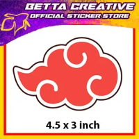 Akatsuki Naruto Logo HOBBY ANIME - Car Sticker/Bumper Sticker/Motor/Small Stickers