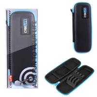 CyeeLife PU Dart Carrying Case for Steel and Soft Darts Set Dart Holder Bag Holds 3 Darts Portable Storage Organizer for Darts