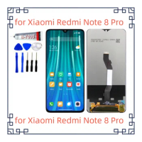 6.53" Screen for Xiaomi Redmi Note 8 Pro M1906G7I M1906G7G Lcd Display Touch Screen with Frame for Redmi Note 8 Pro Replacement