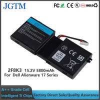 JGTM 2F8K3 Laptop Battery Replacement for Dell Alienware 17 R1 17X M17X-R5 A-lienware 18 R1 18X M18X-R3 Series Gaming laptop