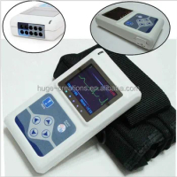 medical device holter ecg digital 3 channel 3 leads ECG Machine handhold ECG/EKG Price with cd software