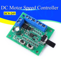 DC8-24V Brushless DC Motor Speed Controller Driver PWM Speed Control Board Pinpoint Regulator Forward And Backward Control 18KHz
