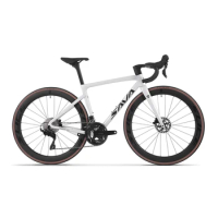 SAVA F20 full Carbon Fiber Road Bike 24 Speed Road Bike Race Bike 8.3kg with SHIMAN0 105 R7120 Carbon Wheel + Handlebar