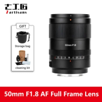 7artisans 50mm F1.8 STM AF Full-Frame Large Aperture Standard Prime Lens For Sony FE ZVE10 6400 A7C II A7R II A7SII A7R