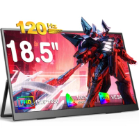 EVICIV 18.5" 120Hz Ultra Thin 1080P Portable Monitor HDR 100%sRGB IPS Screen LCD Gaming Display For PC Laptop Xbox PS4/5 Switch
