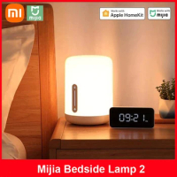 New Xiaomi Mijia Bedside Lamp 2 Smart Light voice control touch switch smart APP color adjustment For Apple Homekit Siri