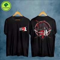 Kaos Distro Japan LAST SAMURAI Katun Pria Distro Bandung Terbaik - Hitam, L / Baju Distro / Kaos Dis