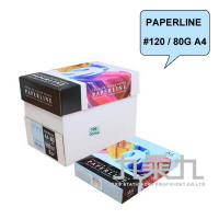 PaperLine 80g A4淺系列色影印紙-淺藍 PL120 單包【九乘九購物網】