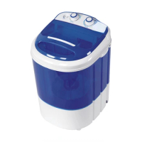 single tub semi automatic mini baby clothes washing machine