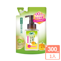 【OP】天然茶酚洗手慕絲-敏弱性肌膚(補充包300ml)