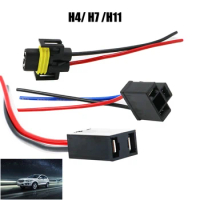 YSY 200x H4/H7/H11 Wiring Harness Socket Female Adapter Car Auto Wire Connector Cable Plug For HID XenonHeadlight Fog Lamp Bulb