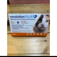 Revolution Plus orange cat obat kutu kucing per tube