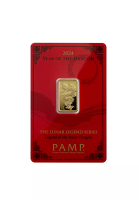 LITZ [5 gram] LITZ 2024 PAMP Suisse Lunar Dragon Gold Bar (999.9) PG021