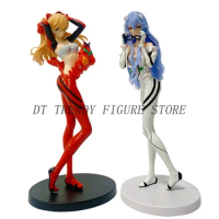 22cm Anime NEON GENESIS EVANGELION Ayanami Rei Eva Asuka Langley Soryu Action Figure PVC Statue Collectible Models Ornament Toys
