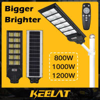 KEELAT Solar Street Lighting Outdoor Waterproof IP67 LED Lamp Street Light Sensor Solar Light Remote