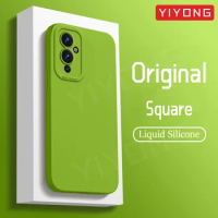 OnePlus9 Case YIYONG Square Liquid Silicone Soft Cover For OnePlus 9 Pro 9R 9RT One Plus 10 R 10R ACE 2 ACE2 OnePlus10 Cases