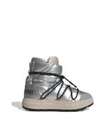 รองเท้าผ้าใบบูทยูนิเซ็กส์ Adidas x Moon Boot Ace Mid รุ่น JQ7849 สี Matte Silver / Core Black / Luci