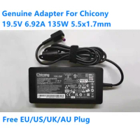 Genuine Chicony A18-135P1A 19.5V 6.92A 135W AC Adapter For ACER NITRO 5 AN515 ASPIRE7 SERIES Laptop Power Supply Charger