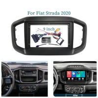 9 Inch Car Frame Fascia Adapter Canbus Box Decoder For Fiat Strada 2020 Android Radio Dash Fitting Panel Kit