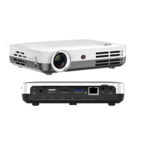 2G/5G Mini WiFi Projector smart android 3D 4k led projector HD video home Theater Outdoor Movie portable DLP Projector WD04