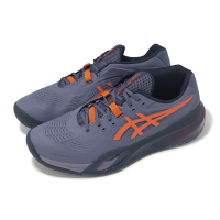 Asics 網球鞋 GEL-Resolution X 2E 男鞋 寬楦 紫橘 澳網配色 雙層中底 運動鞋 亞瑟 1041A487500
