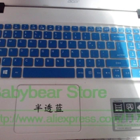 15 17 inch Keyboard Protector Silicone Cover for Acer Aspire VN7-592G VN7-792G E5-575G F5-571 R5-571T F5-572 F5-572G F5-572T