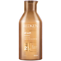 Redken All Soft Shampoo For Dry, Brittle Hair with Argan Oil, Supersize 500ml