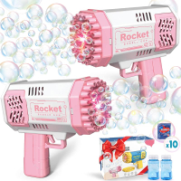 Toys for 3-8 Year Old Boys Girls: 2 Pack Bubble Machine for Kids with Bubble Solution Gifts for 3 4 