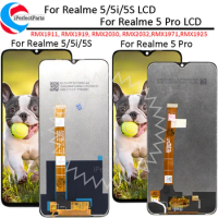 For Oppo Realme 5 Realme 5i 5s RMX1911, RMX1919 LCD Display Touch Panel Screen Digitizer Assembly For Realme 5 Pro RMX1971 LCD
