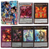 New 100Pcs No Repeat Holographic Yugioh Card in English YU GI OH Master Duel Competitive Deck Trading Card Game Shiny Collection