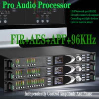 Professional Digital Audio Processor With FIR AES Out Speaker Management System 2/3/4In 4/6/8Out 96K 32Bit DSP sound processador