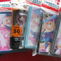 10 packs/set (500pcs) Yu-Gi-Oh! Cosplay Yugioh Dark Magician Girl Anime Board Games Card Sleeves Card Barrier Card Protector